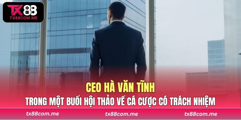 CEO trong một buổi hội thảo về cá cược có trách nhiệm